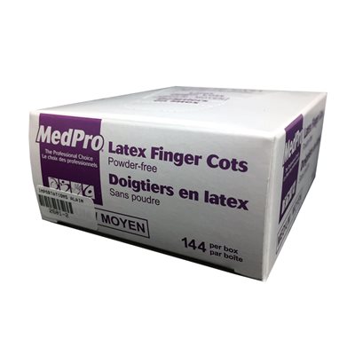 Latex Finger Cots (M)