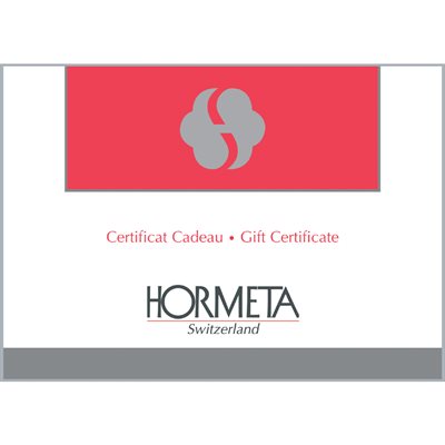 Certificats Cadeaux Hormeta